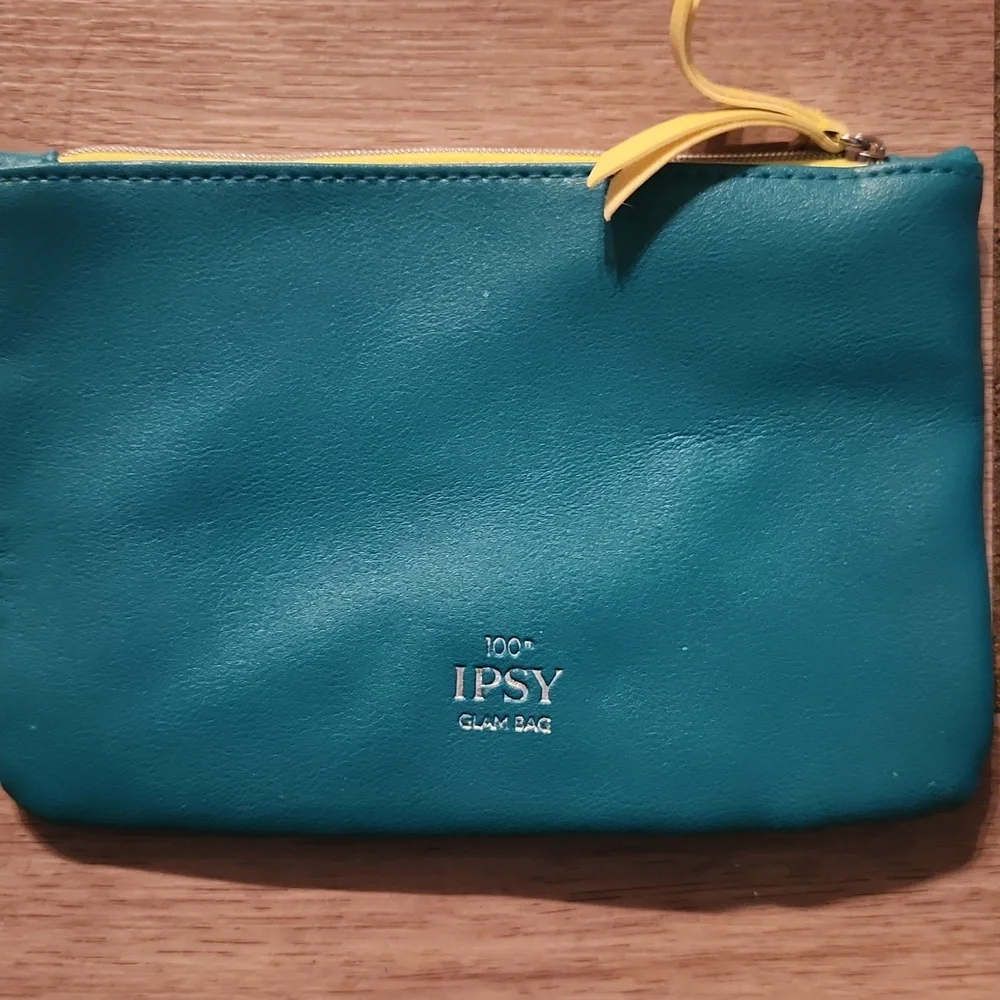 Ipsy Studded Teal Travel Makeup Bag